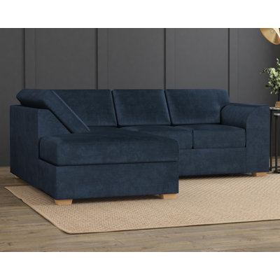 Modo L Shaped Sofa With Corner, Fixed Back