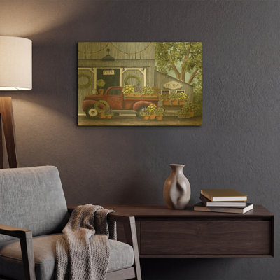 'Potting Shed' By Tanya Nyp Gold Metal Wall Art, 24" x 16"
