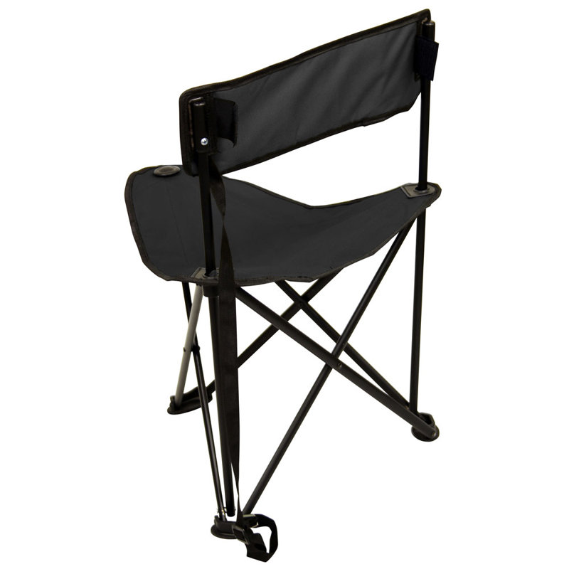 Chaise de camping pliante Kwinton, Noir