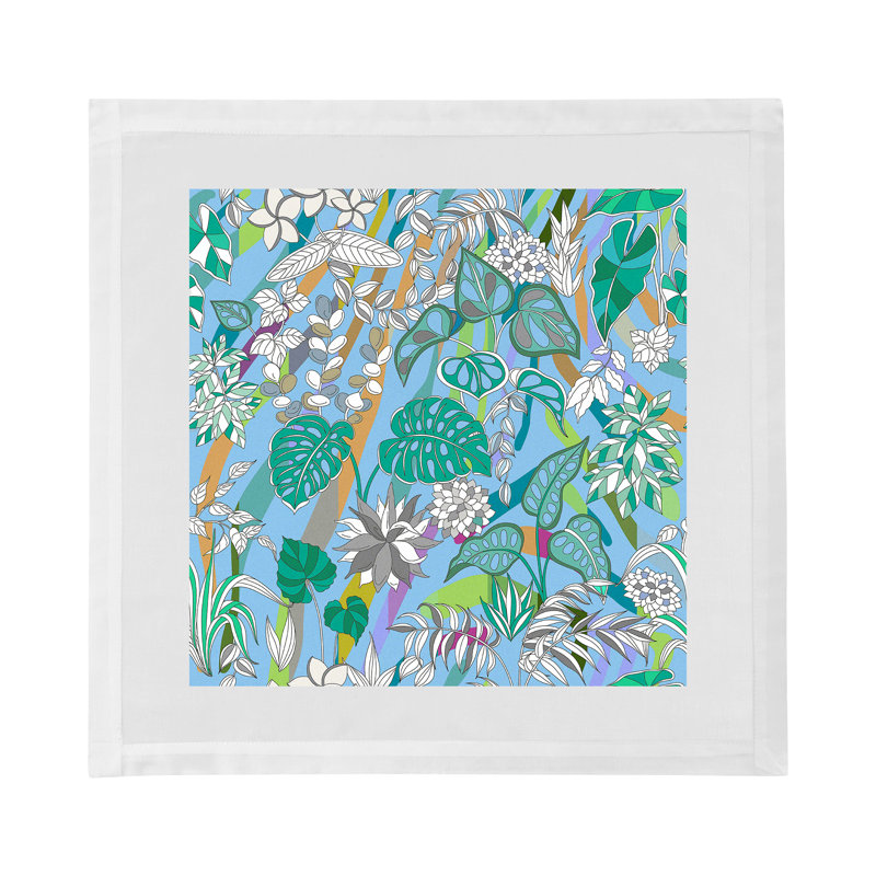Sabi Jungle Cotton Sateen Dinner Napkins, Savuti