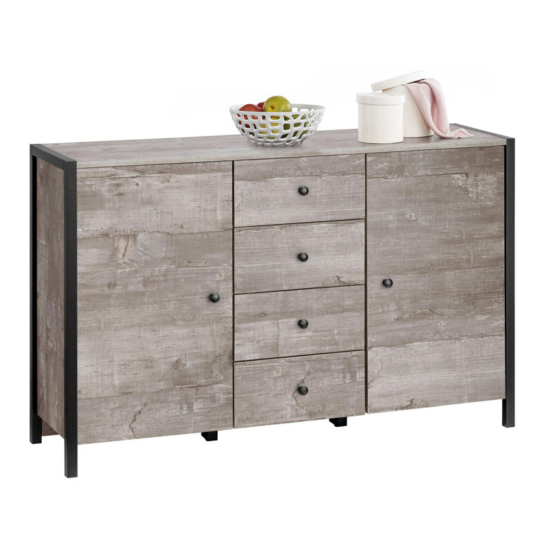 Killingworth 120cm Sideboard, Concrete