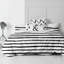 Lamine Cotton Striped Duvet Cover Set with Pillowcases-184306888
