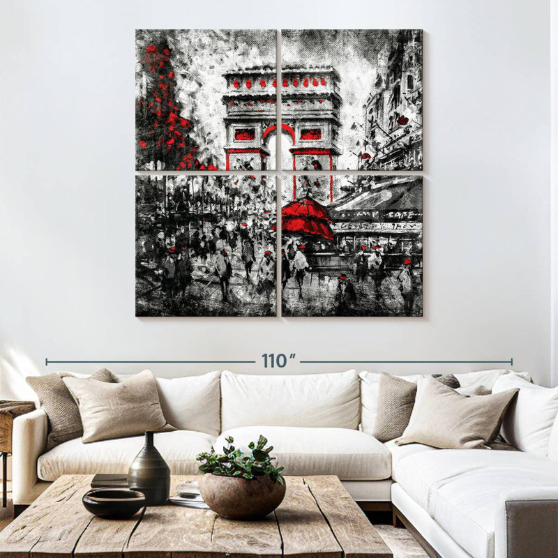 Nicci Arc De Triomphe Pop, H 74 po x l 74 po