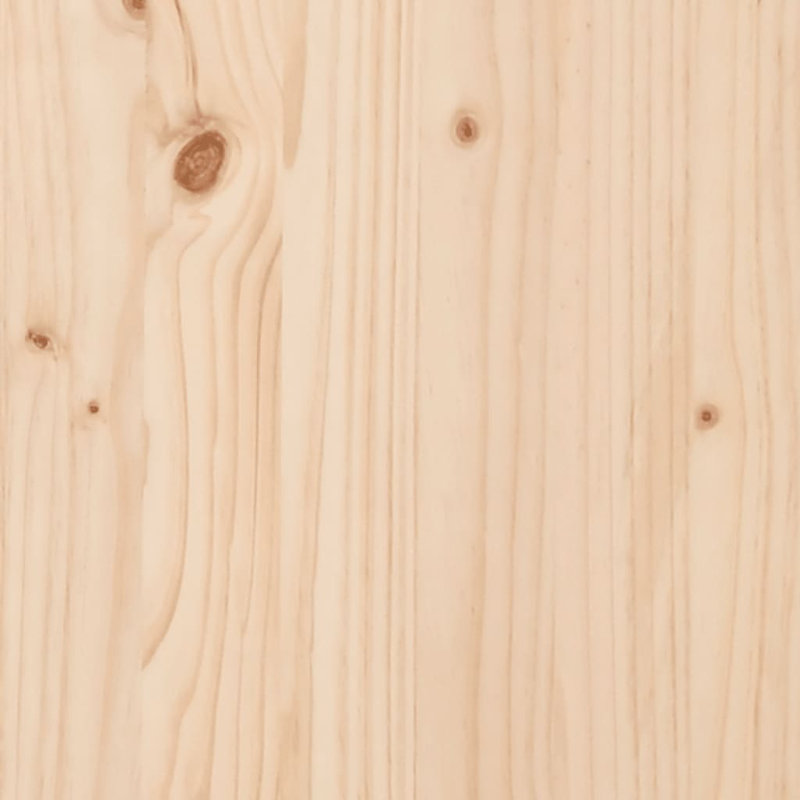 Lonnetta DE Size - 140 X 190 Cm Solid Wood Bed, Natural, Super King (6')