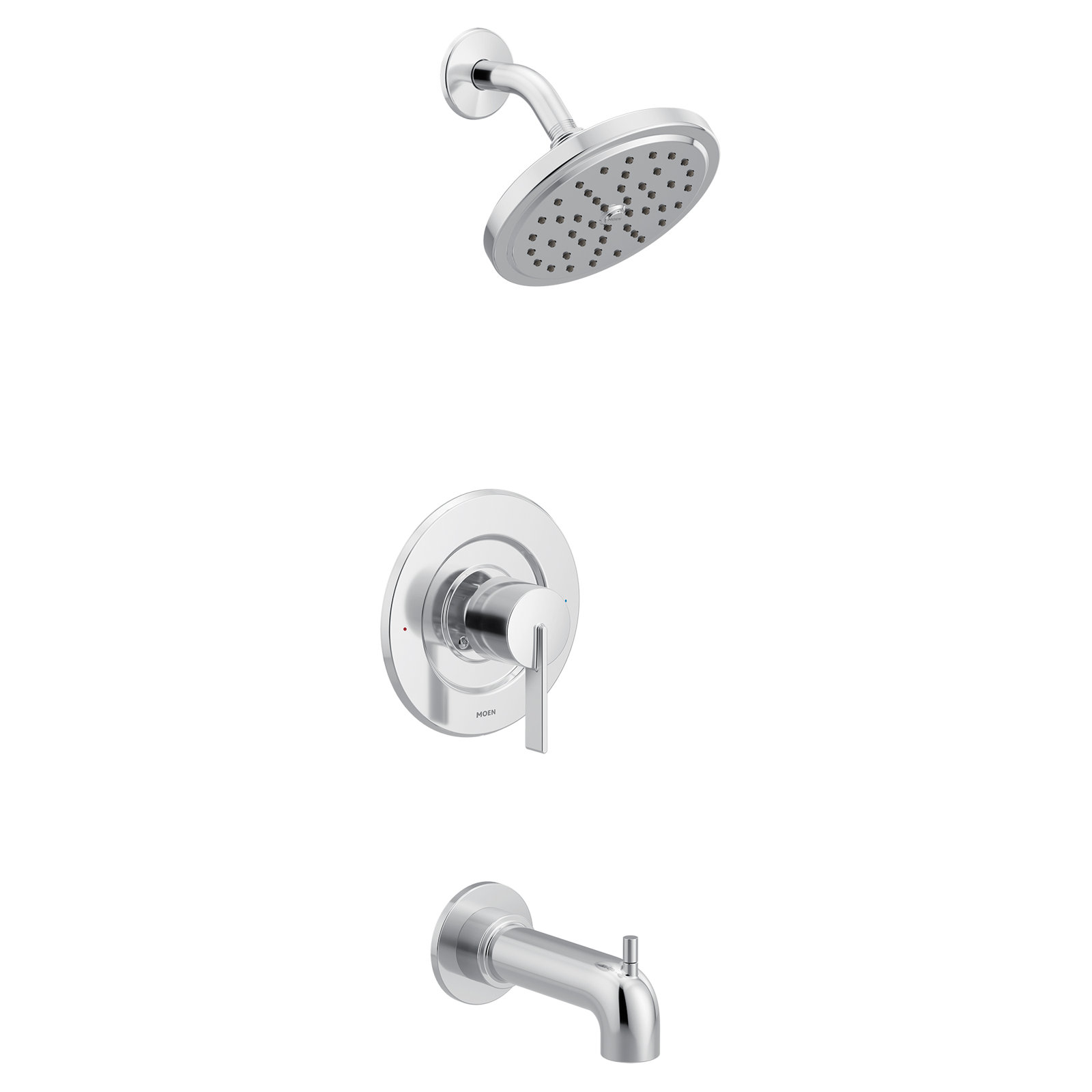 Moen Cia Posi-Temp Eco-Performance Tub and Shower Faucet Trim Kit, Valve Required, Chrome