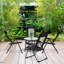 Ensemble de 4 chaises de jardin pliantes légères-1161902626