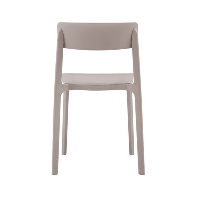 Chaise d'appoint de patio empilable Vowa