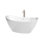 Dorrit 66" x 32" Freestanding Soaking Acrylic Bathtub with Faucet