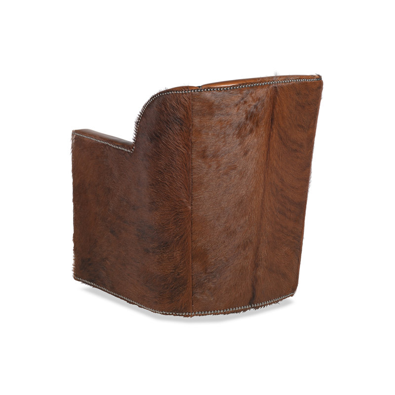 Maitland Smith Upholstery Swivel Armchair