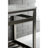Kingston Brass Quadras 25-Inch Ceramic Console Sink with Stainless Steel Base and Shelf-49617813-49610617