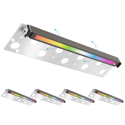 12 po DEL Hardscape Step Light Low Voltage Température de couleur sélectionnable - 4PK