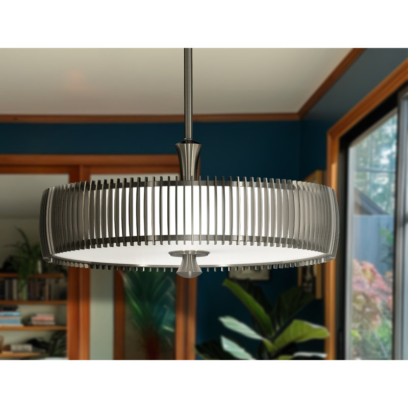 Luminaire suspendu tambour 1 lumière