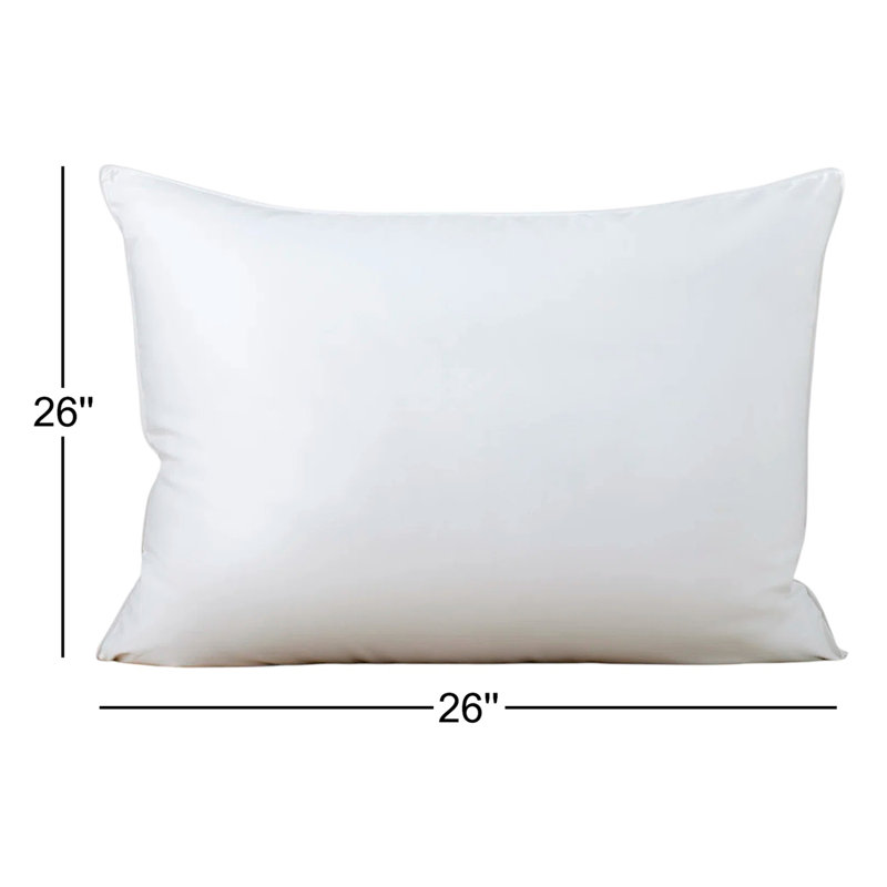 Kleinn Down Alternative Medium Pillow, Euro