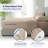 100% Organic Viscose From Bamboo Sheets Set, 300 Thread Count, 4-pc Set, Luxury Cooling Sheets, Deep Pockets - Gift-Ready Packaging, California King Size (Iced Latte)-111656344-111656338