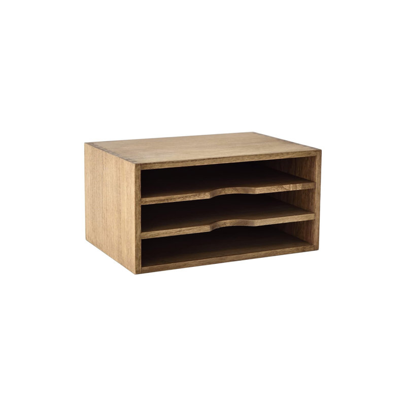 Solid Wood Desk Organiser