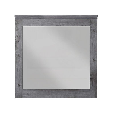Miroir rustique à finition chêne gris
