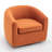 Richard  Upholstered Velvet Swivel Barrel Chair-1165934501
