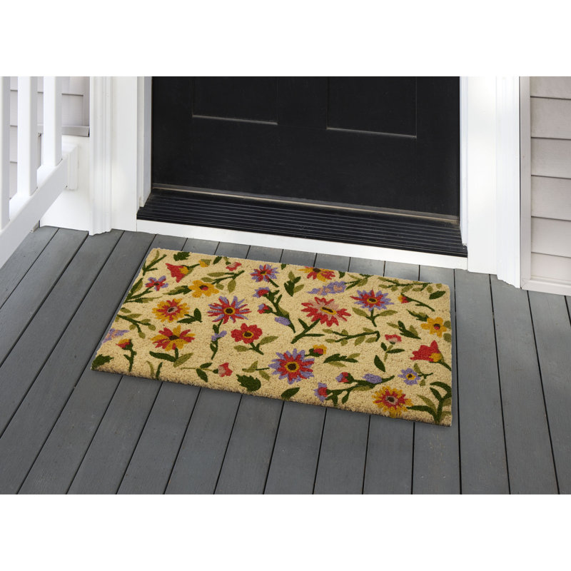 Tossed Wildflowers Doormat 18x30