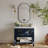Carrie 36'' Single Bathroom Vanity with Carrara Marble Top-288439454