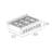 ZLINE 36 In. Legacy Gas Rangetop with 6 Burners and Porcelain Cooktop in Satin-88770080
