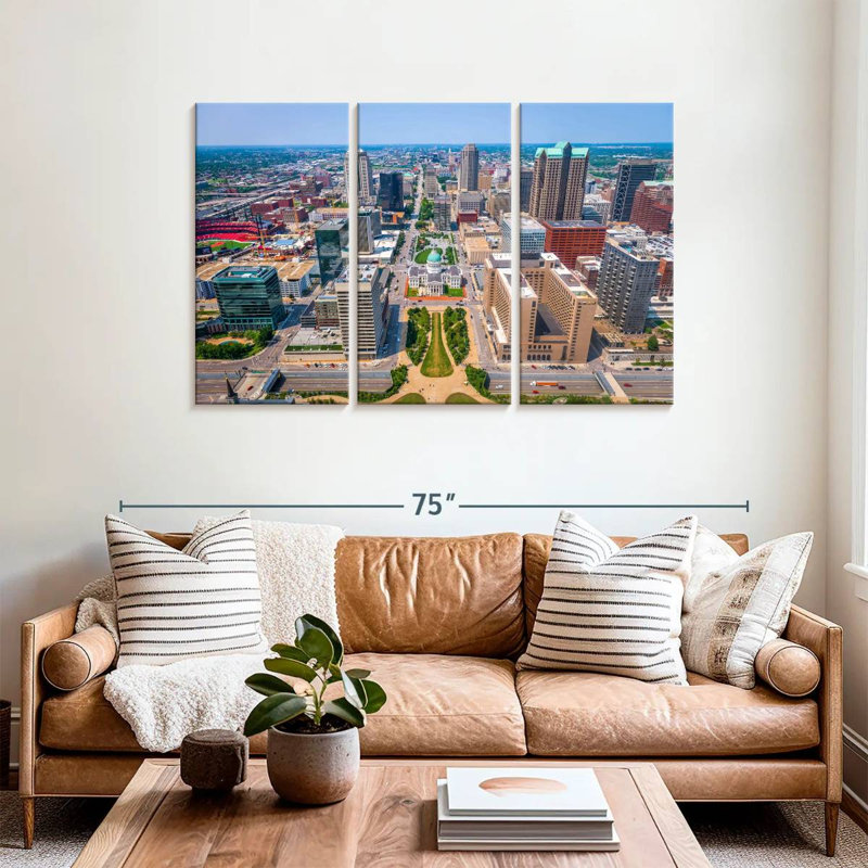 Rorry St. Louis Urban Cityscape, 36" H x 57" W