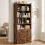 Bookcase With Open Cubbies & Cabinet-224041590-226462357