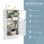 Armoire de salle de bain autoportante l 23 po x H 43 po x P 12 po Idalou-1325006177
