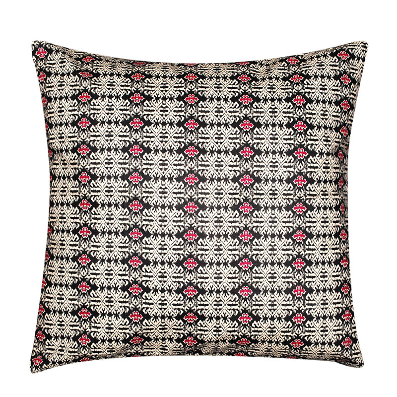 Diellza Plaid Square Cushion
