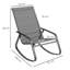 Solace Modern Rocking Garden Chairs With Quick-Drying Seats And Steel Frames-353073728