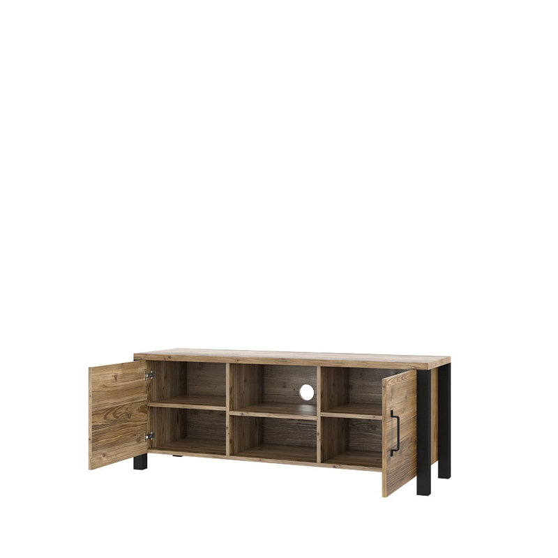 Alodee TV Stand for TVs up to 60", Fichte Oak
