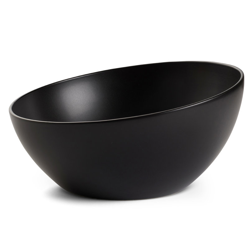 24 oz. Nambé Orbit Bol de service, Noir