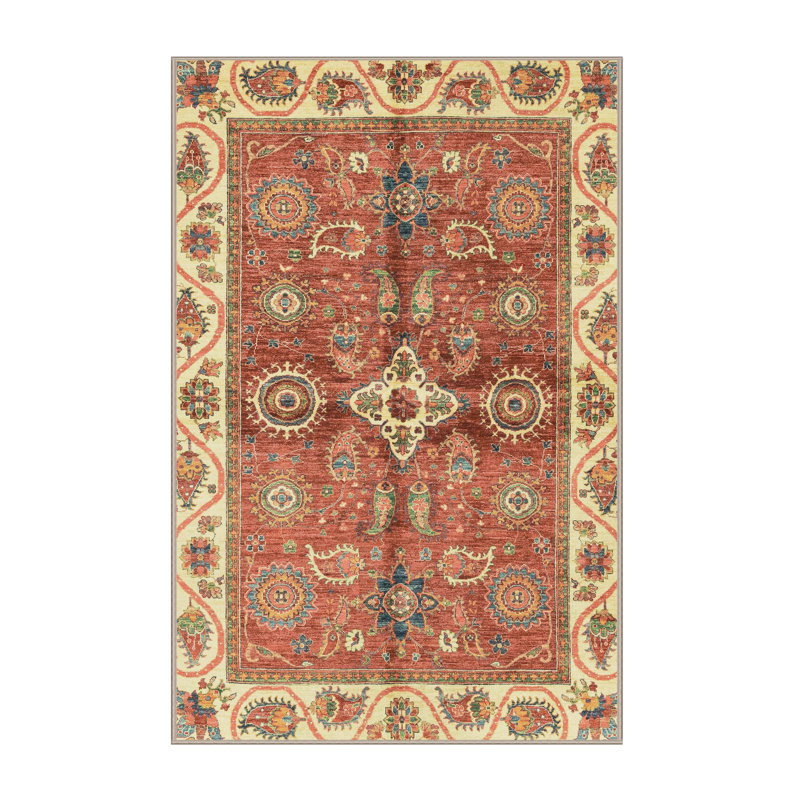 Abstract Indoor Rug, Rectangle 7' x 10'