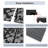 44pcs Interlocking Patio Deck Tiles, Outdoor Waterproof Plastic Flooring