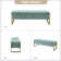 Shanieka 55.3'' W Modern Upholstered Flip Top Storage Bench with Button-Tufted and Metal Foots