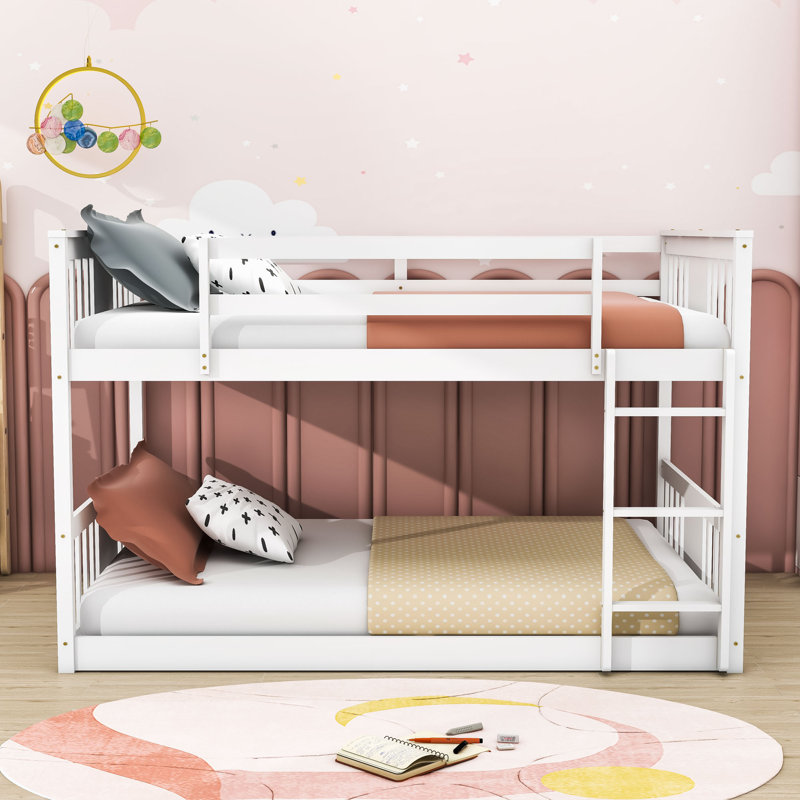 Ellisha Kids Full Over Full Bunk Bed, White