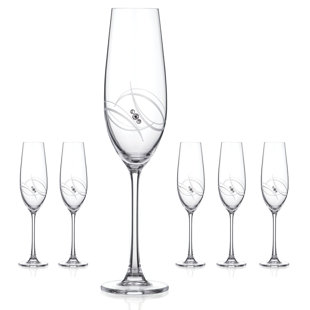 260ml Crystal Flute Set (Set of 6)