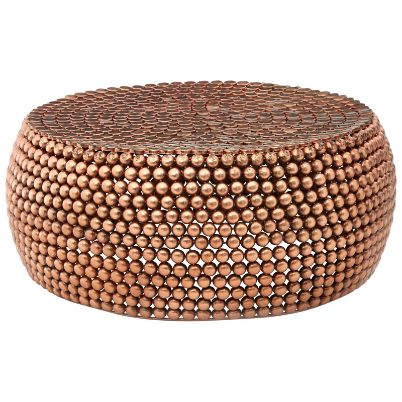 Diodorus Solid Coffee Table, Copper
