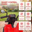 Tracteur électrique 12 V pour enfants avec remorque, 2 moteurs de 100 W, jouet électrique à 3 roues avec ceinture de sécurité, démarrage progressif, musique et pelle pour les enfants de 3 à 6 ans.-103530458