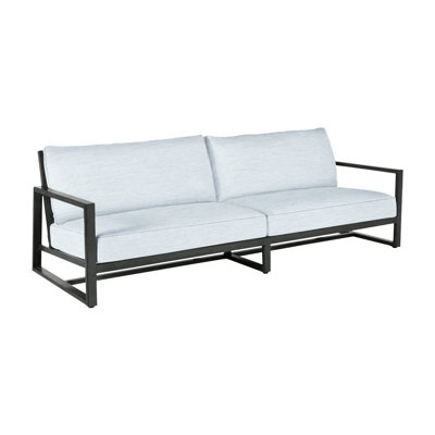 Avondale Aluminum Sofa - Slate Gray