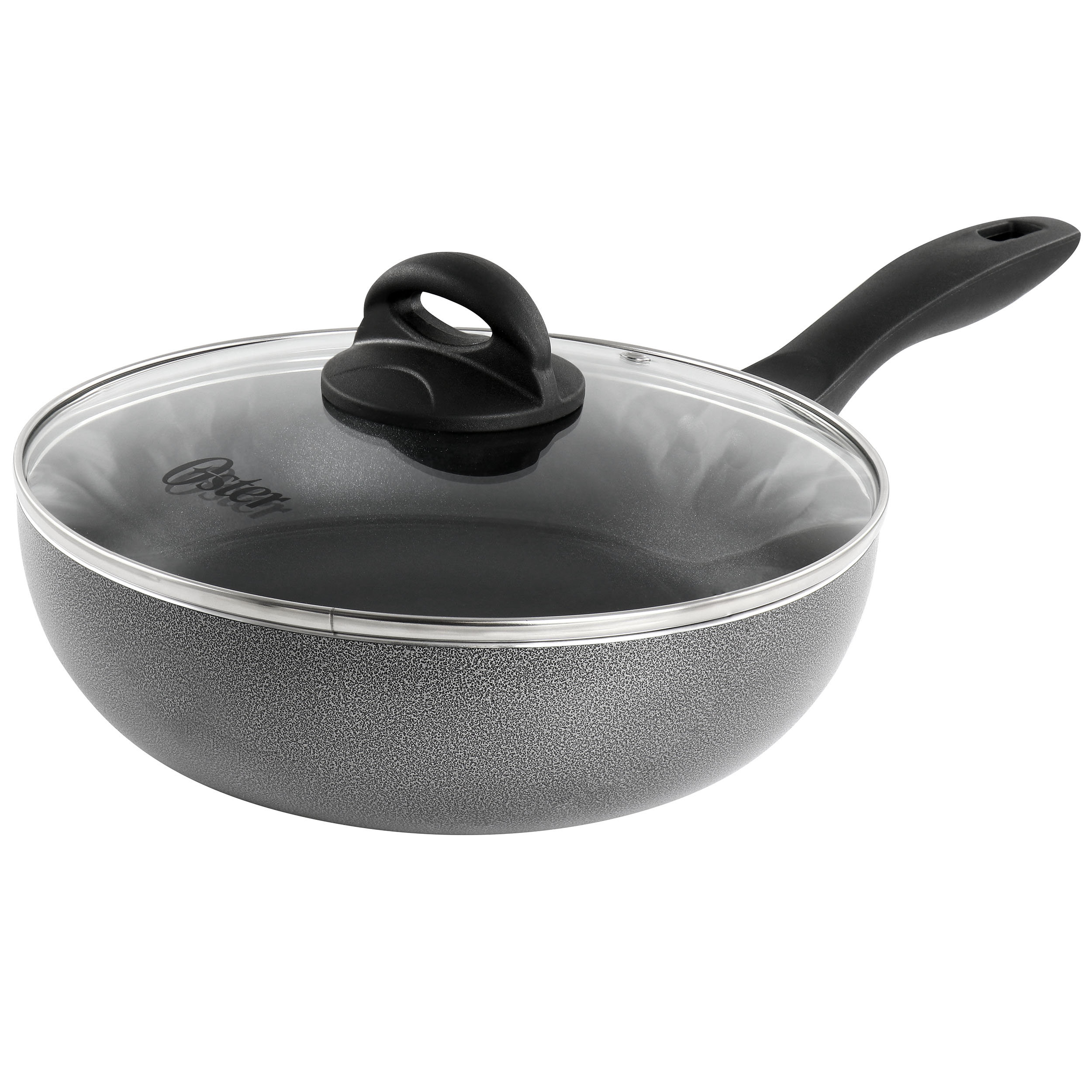 Oster 9.5 Inch Aluminum Nonstick Wok With Lid | Wayfair