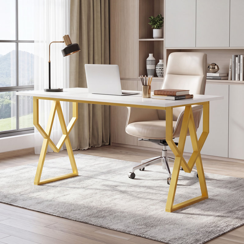 Bureau d'ordinateur 47,24 po Contemporary, 1