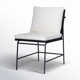 Nabi Outdoor Dining Side Chair with Cushion