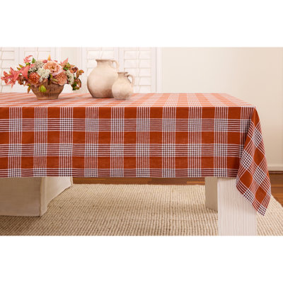 Buffalo Check - 100% Pure Linen Tablecloth