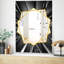 Miroir mural futuriste en cristal-40100129