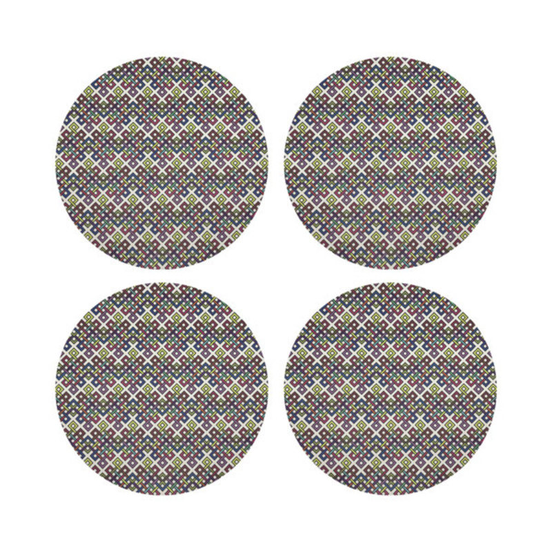Impressionism Infinity Knot Original Pebble 16" Vinyl Placemat