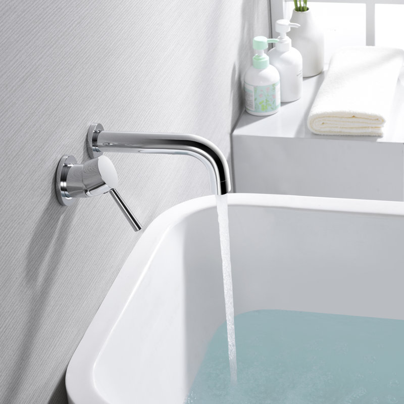 1 Handle Bathroom Bath Faucet, Chrome