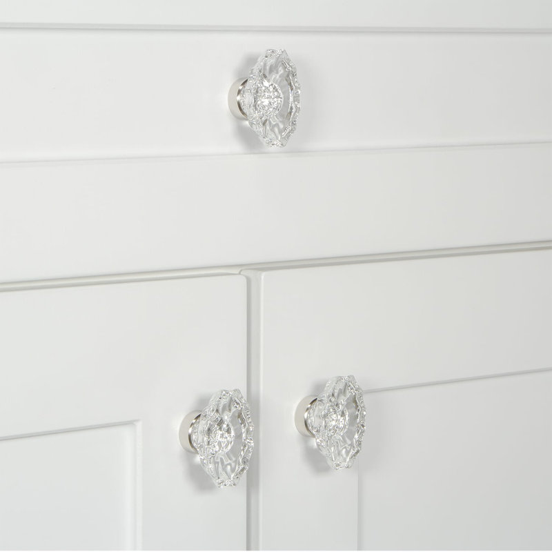 Biarritz Oval Knob, Polished Nickel