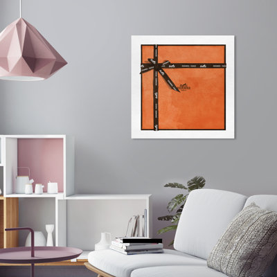 «Perfect Orange Gift», impression sur toile tendue