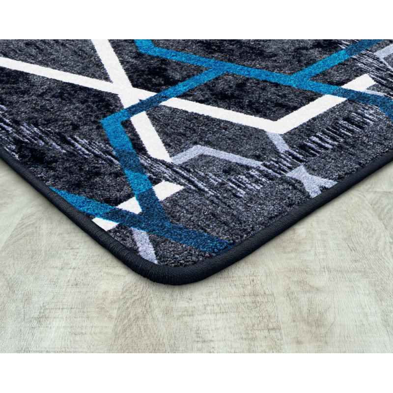 Tapis Double Helix par Joy Carpets, Rectangle 3 pi 10 po x 5 pi 4 po