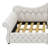 Queen Size Upholstered Daybed With LED And Nail Head Decoration-1277428289